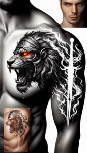 warrior-with-shading-realism-color-precision-for-foot – tattoo design ideas free ai generated – Gallery: warriors-greece-inkby-ai