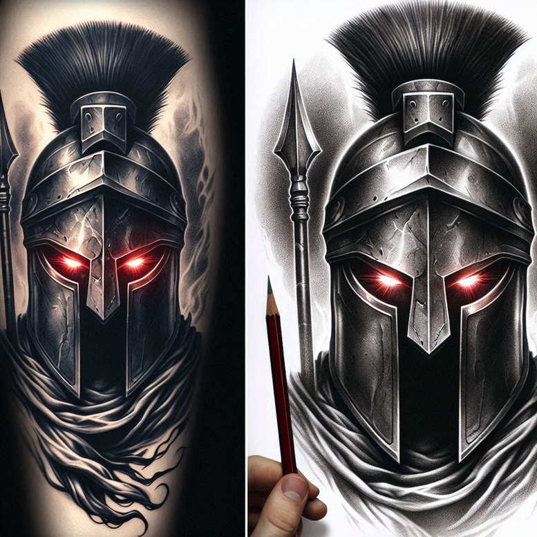 hoplite-strength-motif-neotraditional-bold-texture-for-wrist – tattoo design ideas free ai generated – Gallery: warriors-greece-inkby-ai