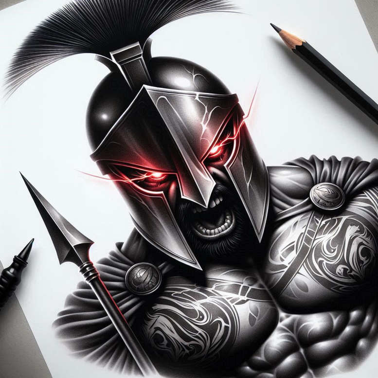 warriors-neotraditional-vivid-detail-for-forearm – tattoo design ideas free ai generated – Gallery: warriors-inkby-ai