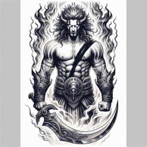spartan-tattoo-surrealism-fluid-motion-for-lower-leg – tattoo design ideas free ai generated – Gallery: warriors-inkby-ai