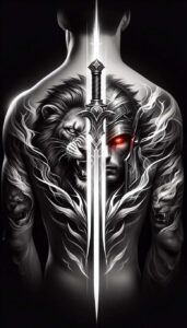 warriors tattoo design ideas enhanced color tattoo strength for lower back
