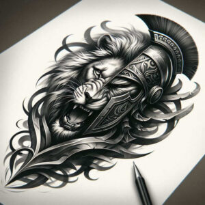 warriors tattoo design ideas textured fills war presence meaning perseverance
