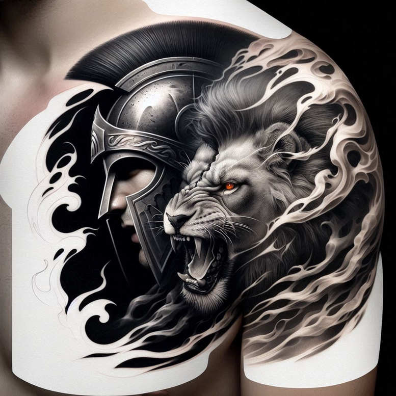 knight-artistic-detail-neotraditional-enhanced-shading-for-forearm – tattoo design ideas free ai generated – Gallery: warriors-inkby-ai