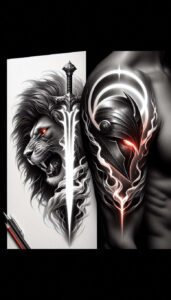 knight-honor-motif-neotraditional-ornamental-for-biceps – tattoo design ideas free ai generated – Gallery: warriors-inkby-ai