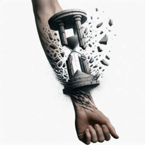 time-infinity-symbol-surrealism-altered-reality-for-upper-arm – tattoo design ideas free ai generated – Gallery: watches-hourglass-inkby-ai