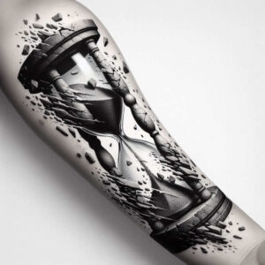 moment-surrealism-timeless-for-chest – tattoo design ideas free ai generated – Gallery: watches-hourglass-inkby-ai