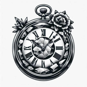 watches-hourglass tattoo design ideas ambiguous space time flow shows endurance