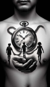 time-life-motif-realism-realistic-structure-for-full-back – tattoo design ideas free ai generated – Gallery: watches-hourglass-inkby-ai