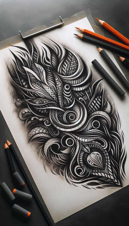 strength-symbol-wolf-tattoo – tattoo design ideas free ai generated – neotraditional-expressive-color – for-toe – Gallery: wolves-inkby-ai