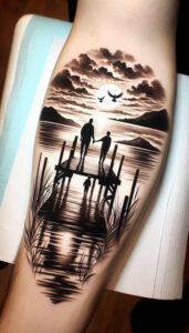 wolves tattoo design ideas low-key alpha energy for upper thigh