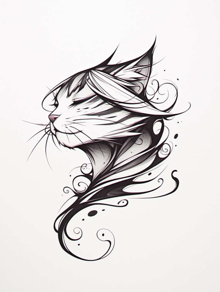 Zwierzęta domowe - Free tattoo design ideas ai genereted - inkby.ai