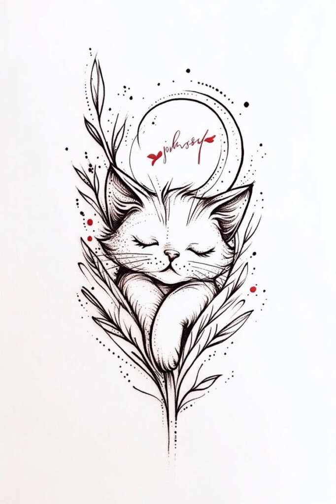 Zwierzęta domowe - Free tattoo design ideas ai genereted - inkby.ai
