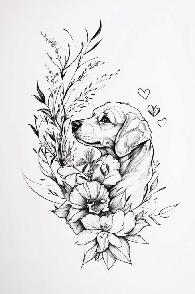 Zwierzęta domowe - Free tattoo design ideas ai genereted - inkby.ai