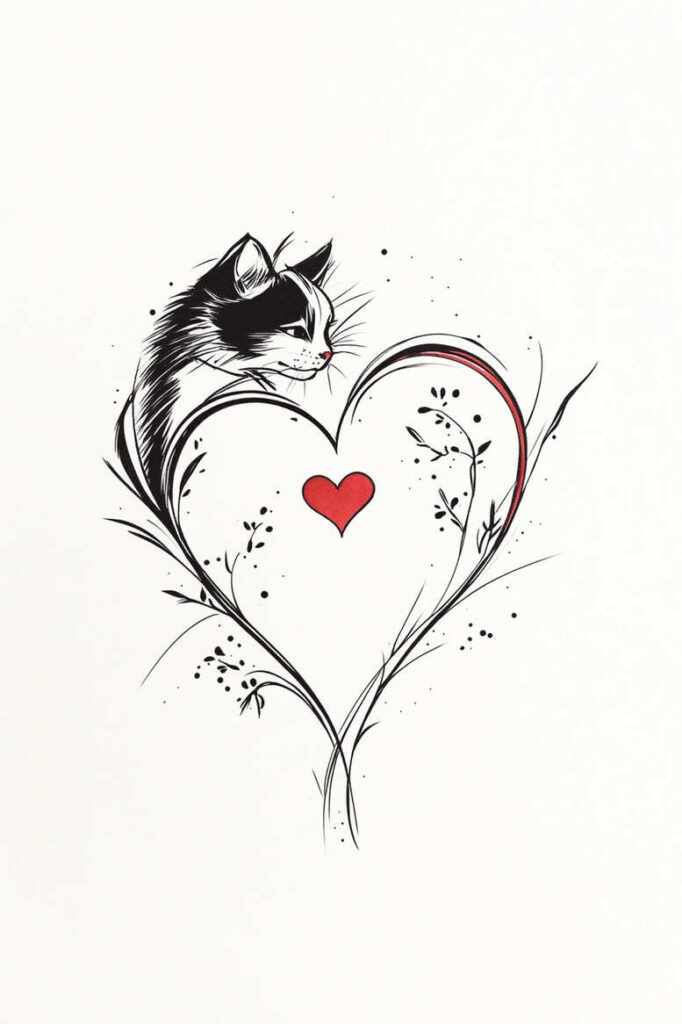 Zwierzęta domowe - Free tattoo design ideas ai genereted - inkby.ai