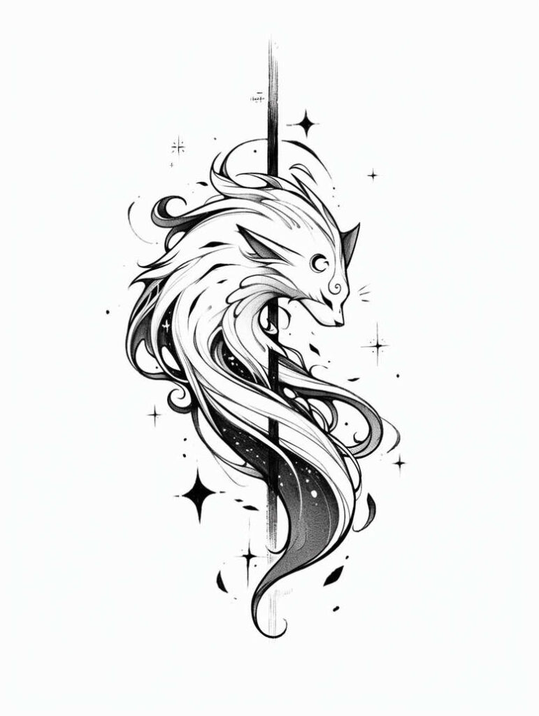 Zwierzęta domowe - Free tattoo design ideas ai genereted - inkby.ai