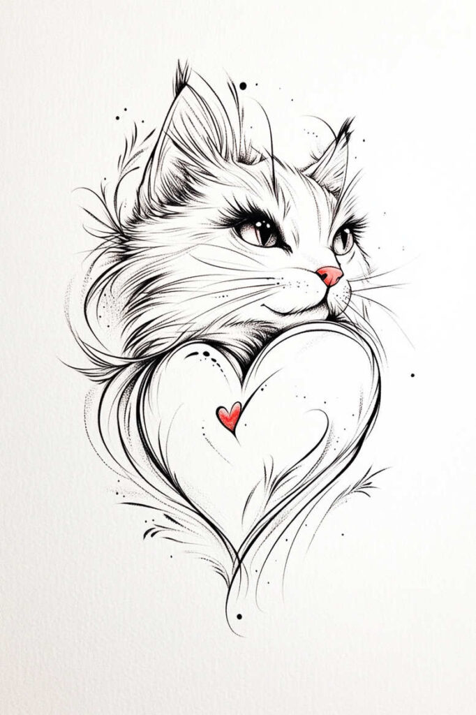 Zwierzęta domowe - Free tattoo design ideas ai genereted - inkby.ai