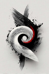 minimalist-space-monochrome-background-inward-focus – tattoo design ideas free ai generated – Gallery: backgrounds-inkby-ai