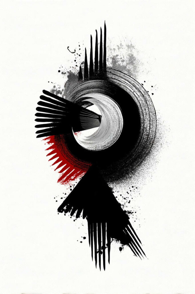 dark-background-watercolor-background-radial-symmetry – tattoo design ideas free ai generated – Gallery: backgrounds-inkby-ai