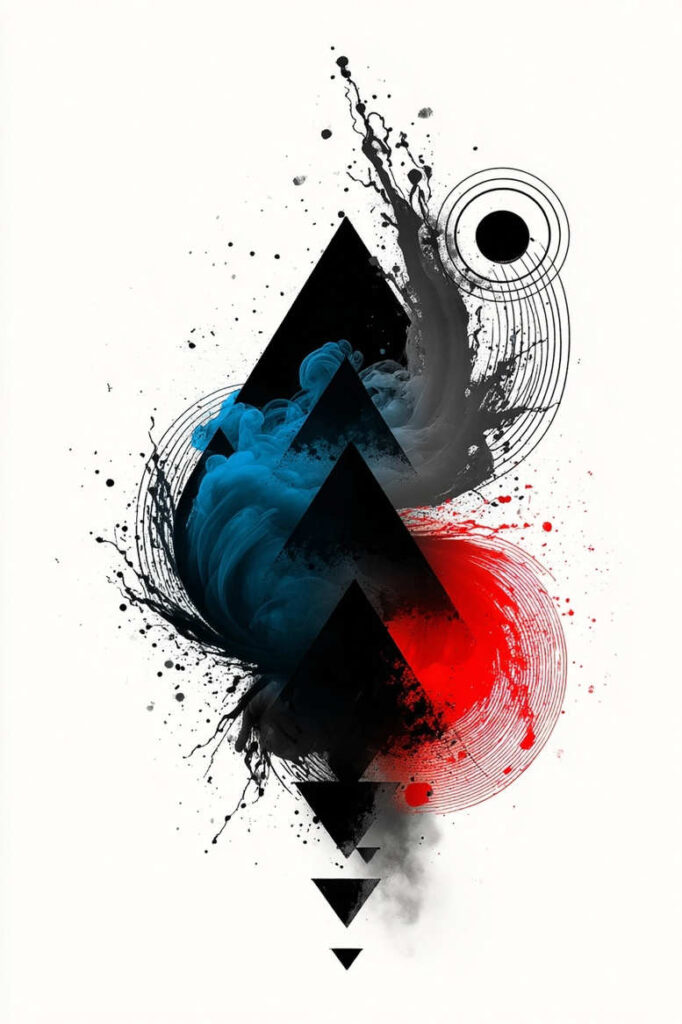 backgrounds-tattoo-designs-ideas-ai-generated--ornamental-ring-structured-form-for-lower-leg