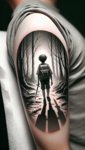 expressive-silhouette-hyper-detail-sparse – tattoo design ideas free ai generated – Gallery: characters-inkby-ai