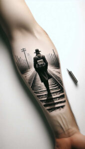 artistic-figure-contrast-ink-crisp-outline – tattoo design ideas free ai generated – Gallery: characters-inkby-ai