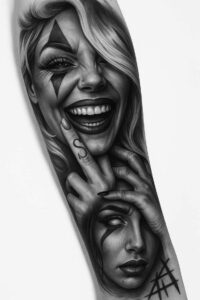 fine-line-tattoo-natural-tones-for-fingers – tattoo design ideas free ai generated – Gallery: chicano-inkby-ai