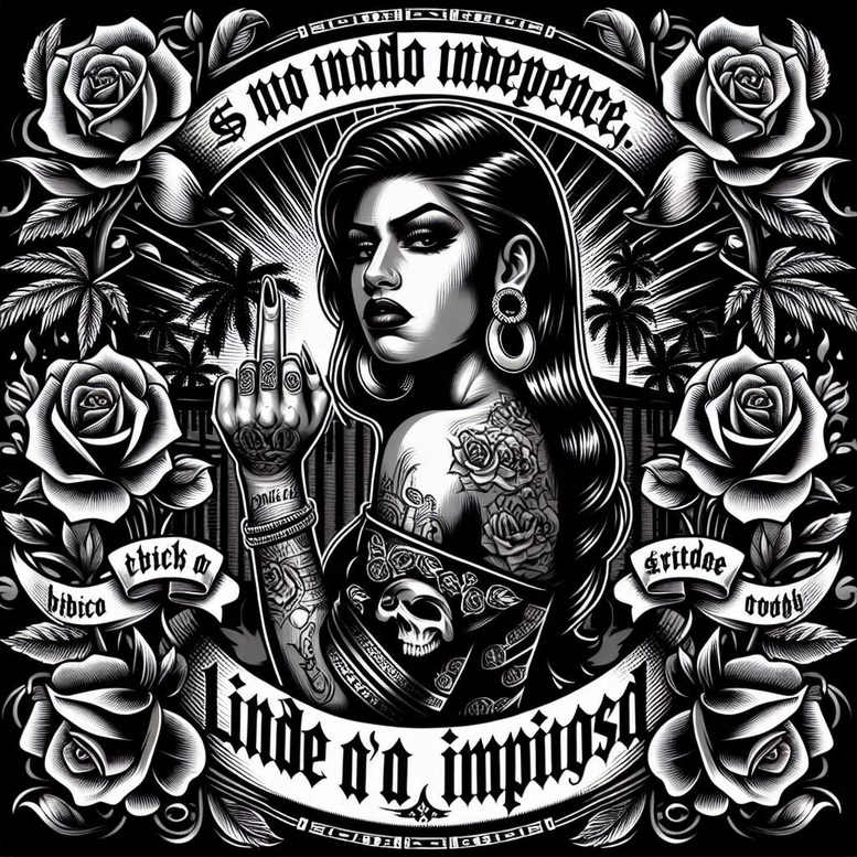 chicano tattoo design ideas artistic contrast bold contrasts meaning perseverance