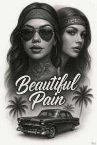monochrome-face – tattoo design ideas free ai generated – realism-subtle-saturation – for-shoulder – Gallery: faces-inkby-ai