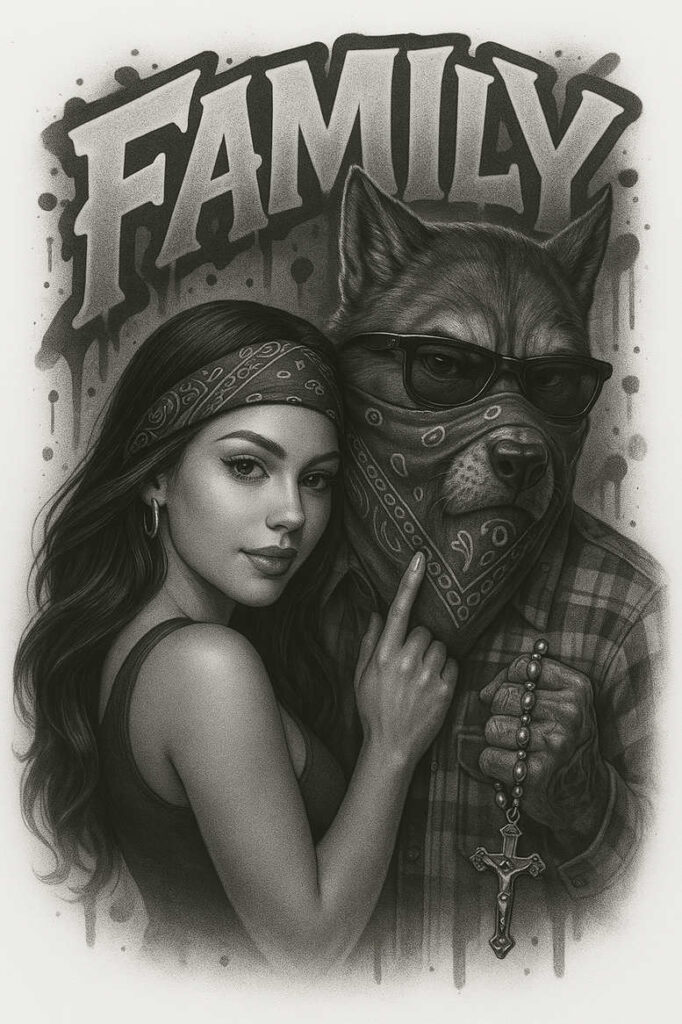 ornamented-face – tattoo design ideas free ai generated – neotraditional-color-overlays – for-full-back – Gallery: faces-inkby-ai