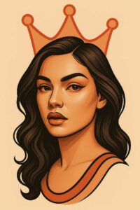 shadowed-visage – tattoo design ideas free ai generated – neotraditional-rich-shading – for-back-shoulder – Gallery: faces-inkby-ai