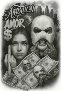 surreal-face – tattoo design ideas free ai generated – realism-realistic-color – for-back-of-neck – Gallery: faces-inkby-ai