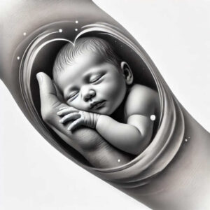 closeness-tattoo – tattoo design ideas free ai generated – lightweight – for-side-torso – Gallery: family-inkby-ai