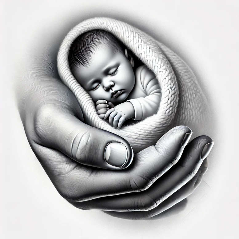 family tattoo design ideas basic bond for palm