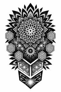 mandalas-and-similar tattoo design ideas filigree spiritual embodying strength