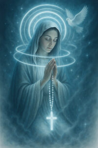 figure-of-mary – tattoo design ideas free ai generated – hyper-detail – for-upper-thigh – Gallery: mary-inkby-ai