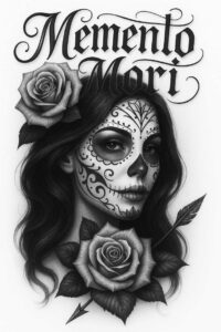skull-woman-tattoo-supernatural-neotraditional-modern-classic – tattoo design ideas free ai generated – Gallery: muerta-inkby-ai