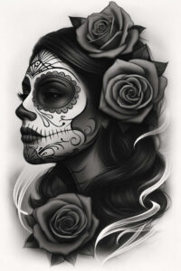 dark-lady-tattoo-tar-surrealism-imaginative – tattoo design ideas free ai generated – Gallery: muerta-inkby-ai