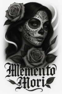 death-as-transformation-tattoo-haunting-realism-illusion-of-depth – tattoo design ideas free ai generated – Gallery: muerta-inkby-ai