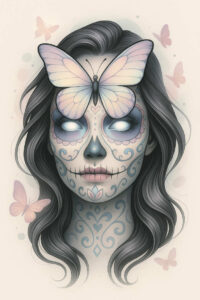 death-and-rebirth-tattoo-spectral-surrealism-enigmatic-aura – tattoo design ideas free ai generated – Gallery: muerta-inkby-ai