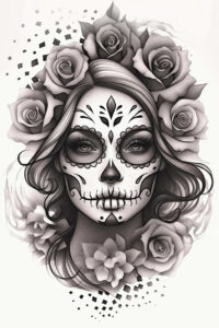 lady-with-energy-tattoo-evil-spirit-neotraditional-enhanced-shading – tattoo design ideas free ai generated – Gallery: muerta-inkby-ai