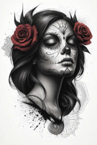 lady-with-mysticism-tattoo-agony-realism-depth-perception – tattoo design ideas free ai generated – Gallery: muerta-inkby-ai