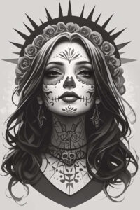 la-muerta-tattoo-abandoned-realism-high-fidelity – tattoo design ideas free ai generated – Gallery: muerta-inkby-ai