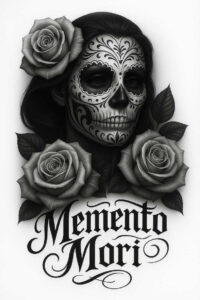 death-as-transformation-tattoo-melting-realism-surface-complexity – tattoo design ideas free ai generated – Gallery: muerta-inkby-ai