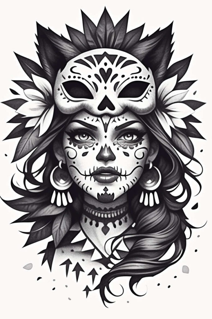 muerta tattoo design ideas ornamental decorative stands for resilience