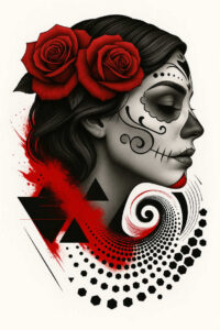 muerta tattoo design ideas ink realism festive motifs for nape
