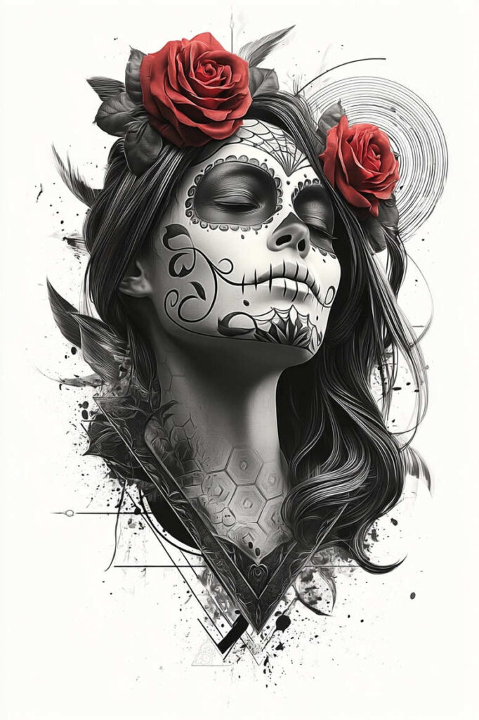 muerta tattoo design ideas macro skeleton for elbow