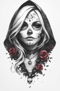 muerta tattoo design ideas structured design skull stands for resilience