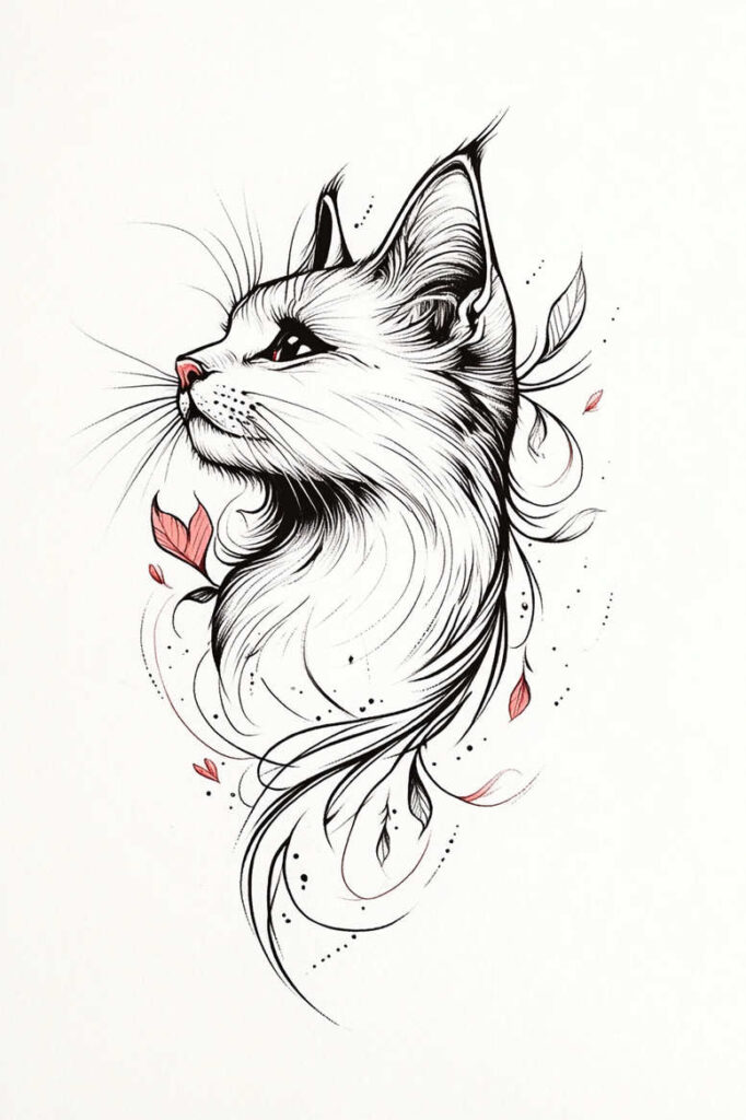 animals-and-harmony – tattoo design ideas free ai generated – realism-high-contrast – for-arm – Gallery: news-inkby-ai