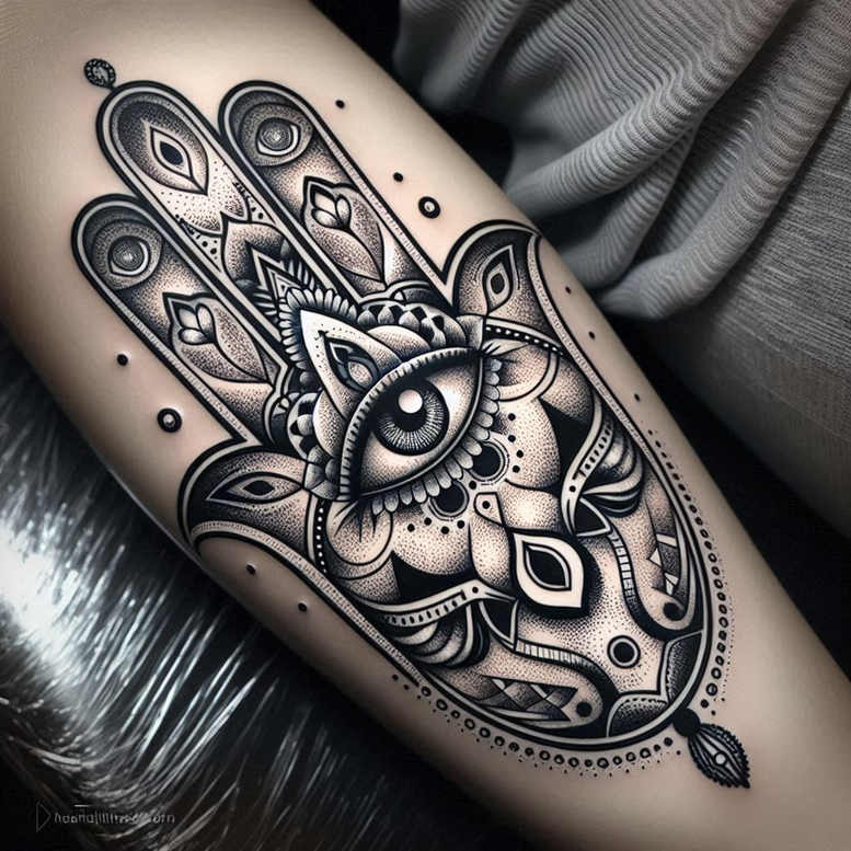 animals-and-harmony – tattoo design ideas free ai generated – surrealism-dreamlike – for-collarbone – Gallery: news-inkby-ai