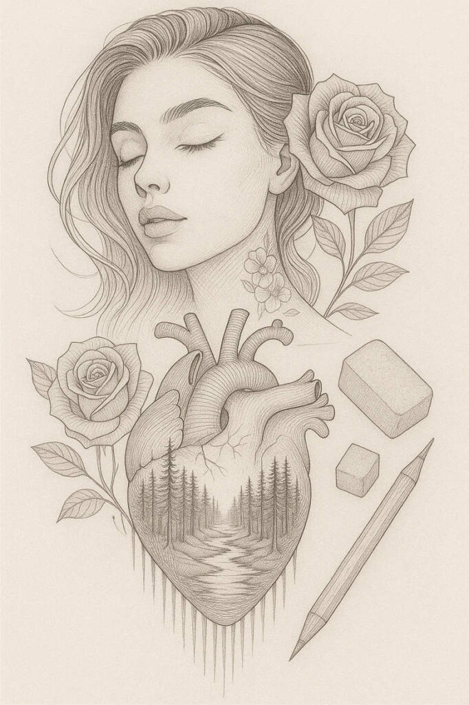 animals-in-motion – tattoo design ideas free ai generated – realism-tonal-depth – for-full-back – Gallery: news-inkby-ai